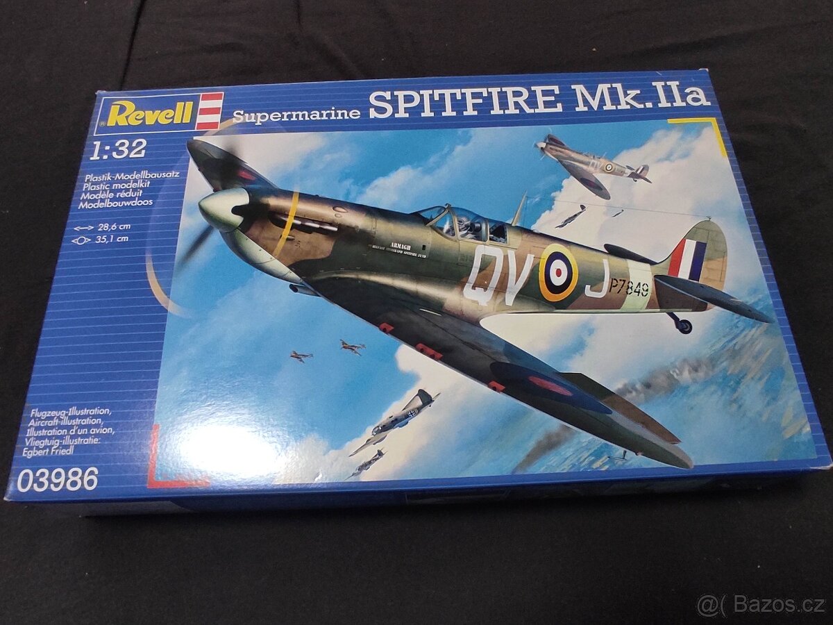 Spitfire Mk. IIa - 1:32 - zcela nový