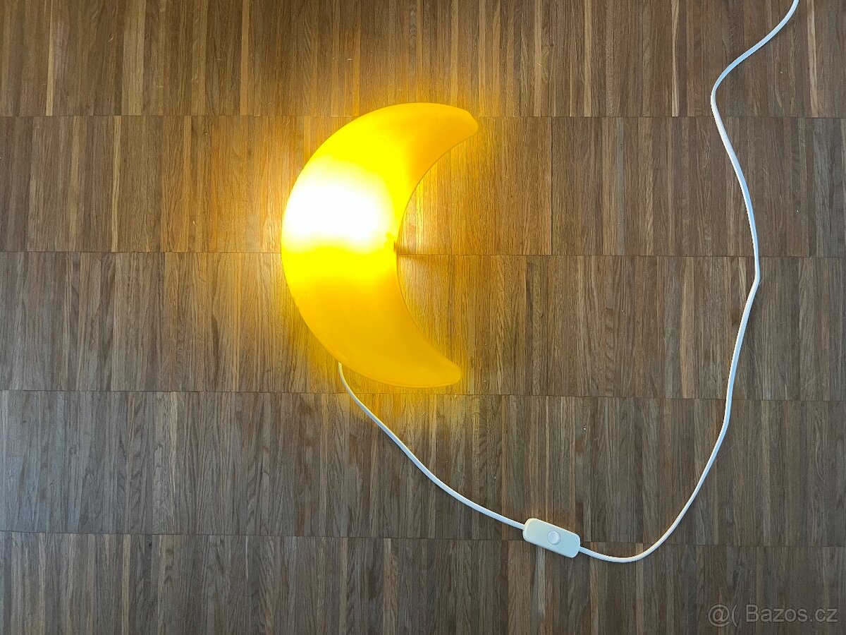Dětské svítidlo IKEA Smila Mane žlutý měsíc