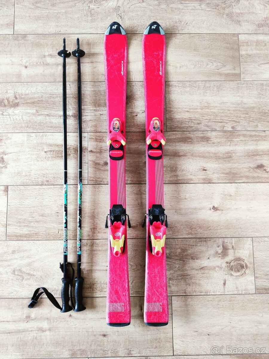 Dětské lyže 100 cm a 110 cm