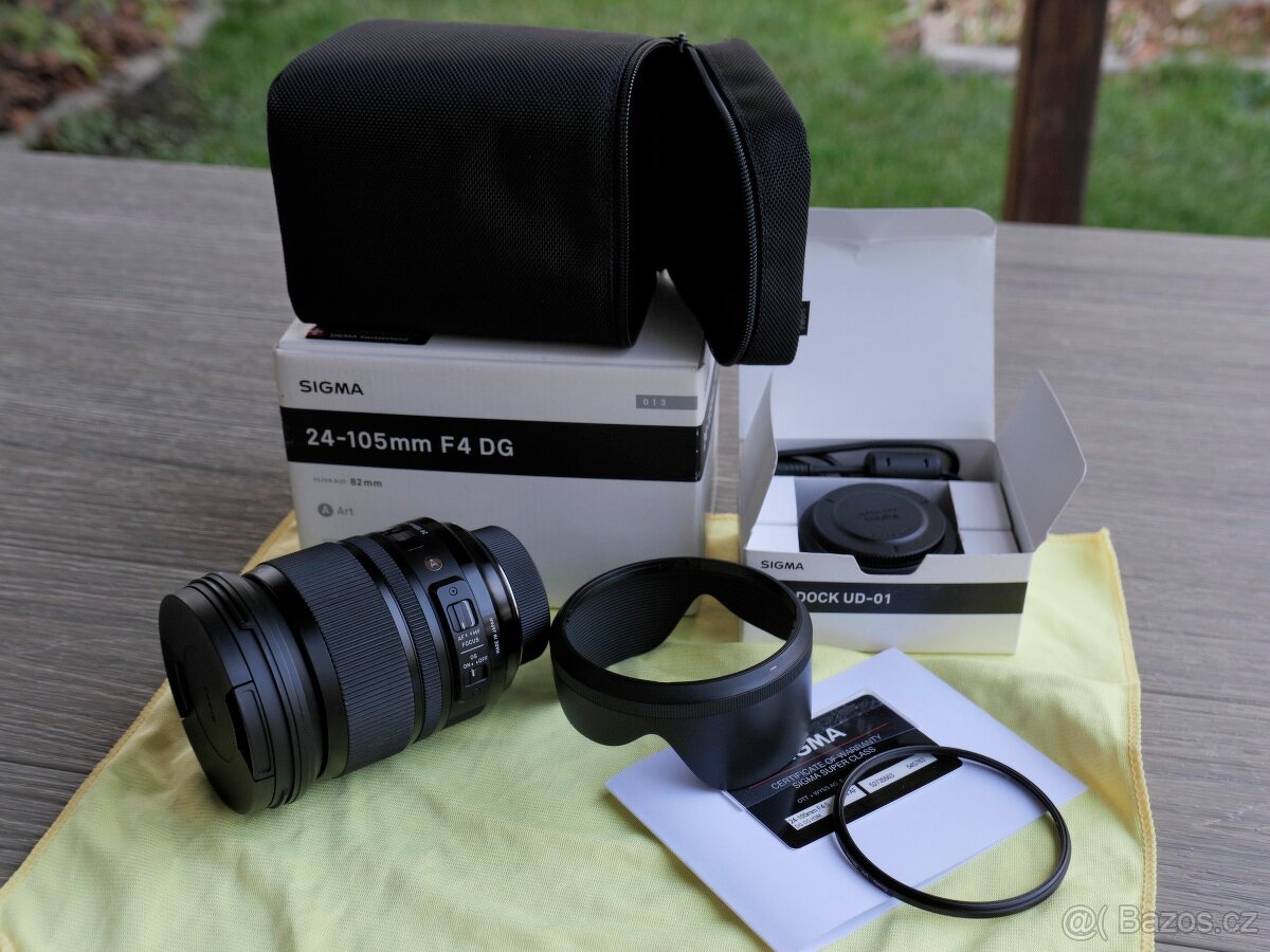 SIGMA 24-105 mm f/4/ Art/ Nikon F + Sigma USB dock