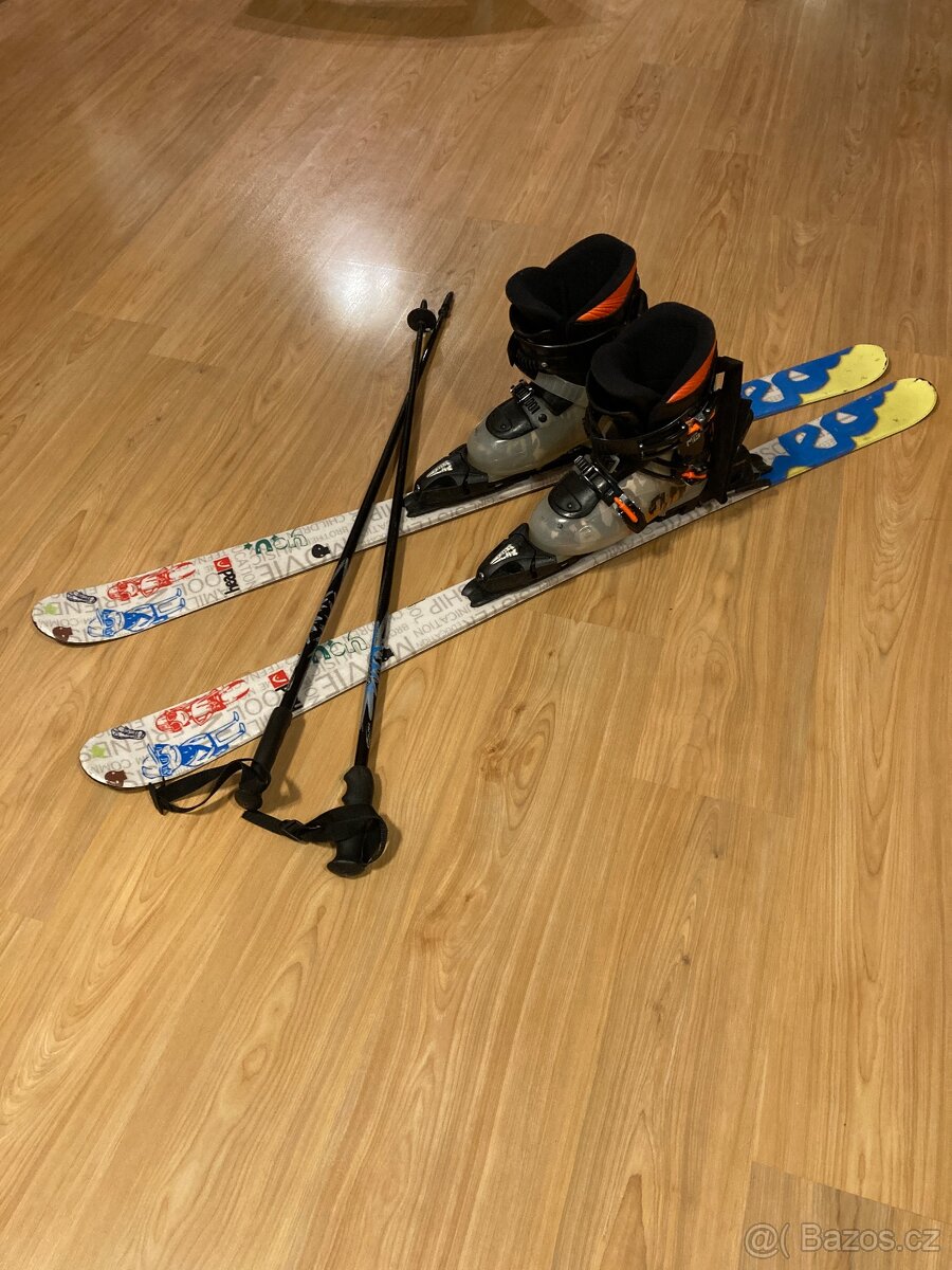 Dětské lyže 135 cm komplet