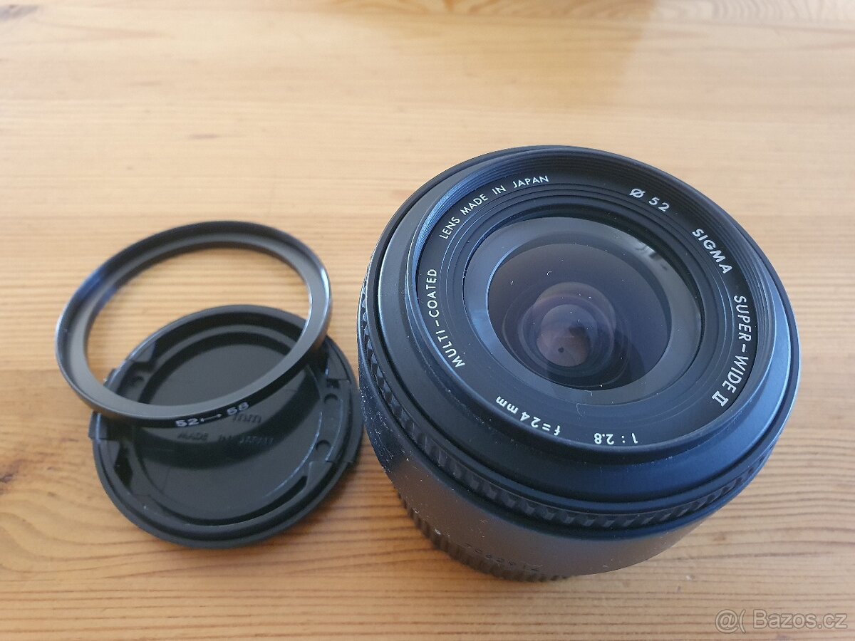 širokoúhlý objektiv