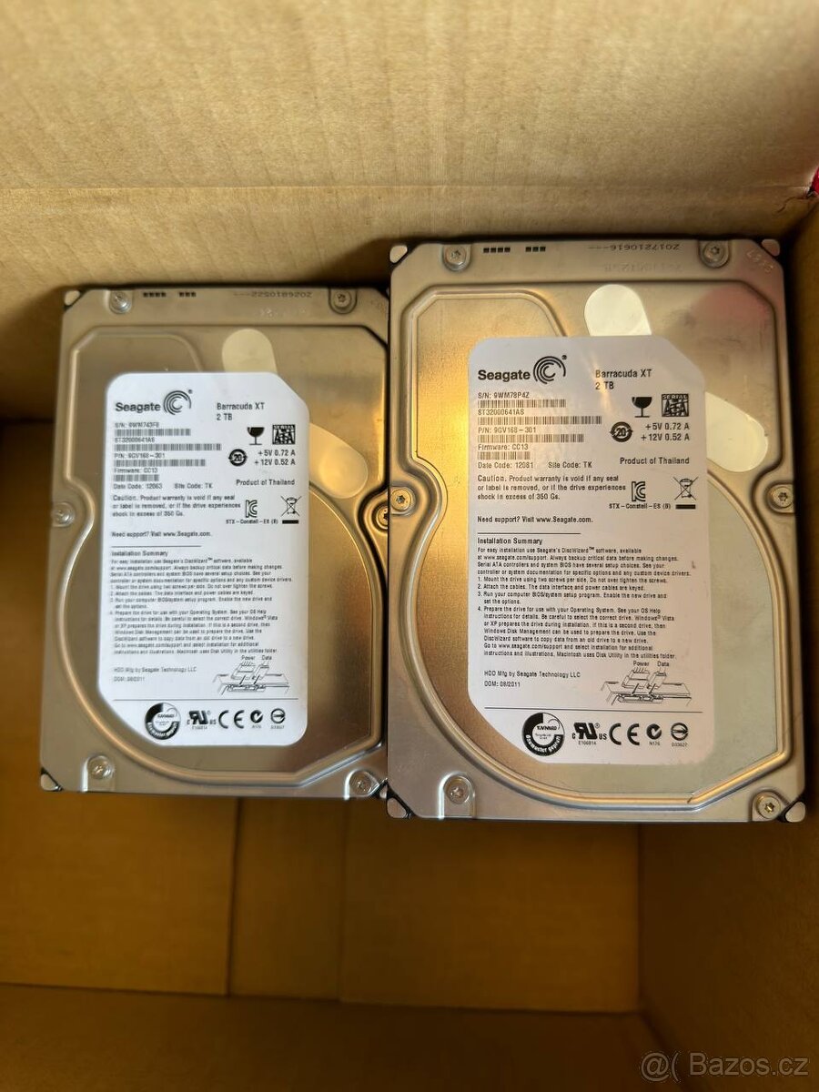 Seagate Barracuda XT SATA 2TB ST32000641AS