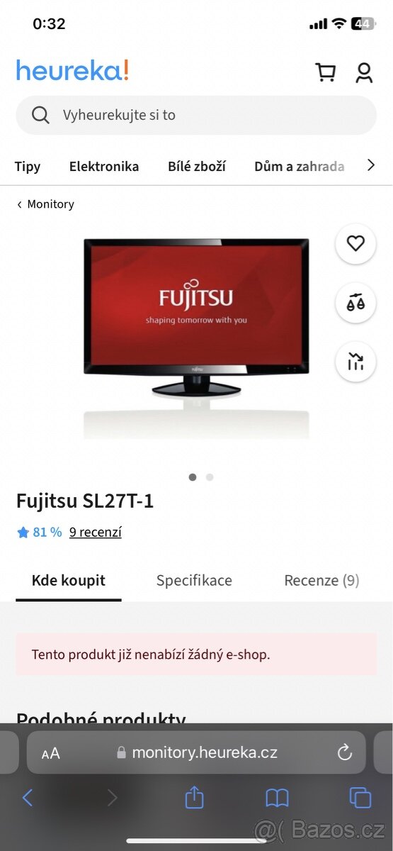 Monitor Fujitsu SL27T-1