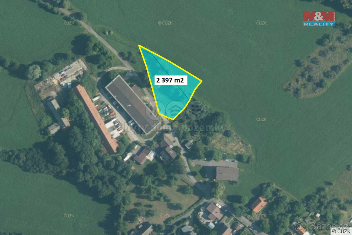 Prodej komerčního pozemku, 2397 m², Valašské Meziříčí