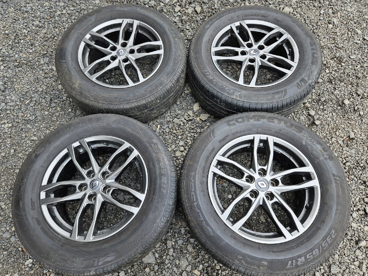 Originální alu kola Renault 17" 5x114.3 letní 235/65 R17
