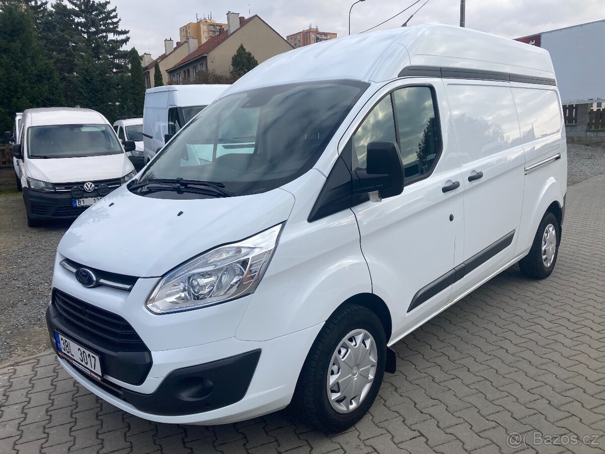 FORD CUSTOM L2H2 R17 2.0TDCi 96KW,SKŘÍŇ,SERVIS-FORD-D,TOP