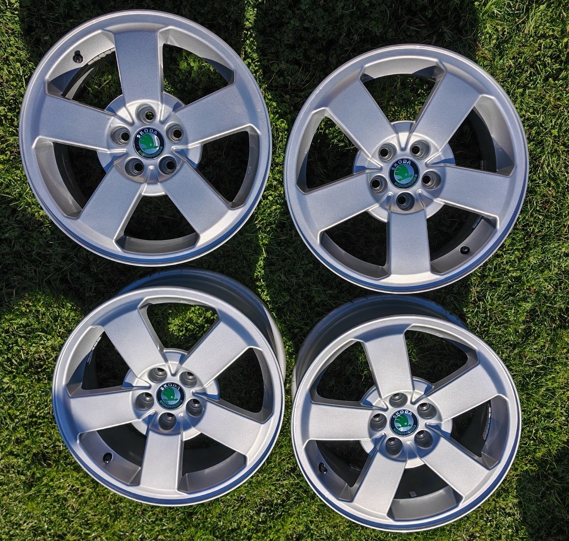 Nové Alu Škoda 5x100 R16 1U0 601 025 M