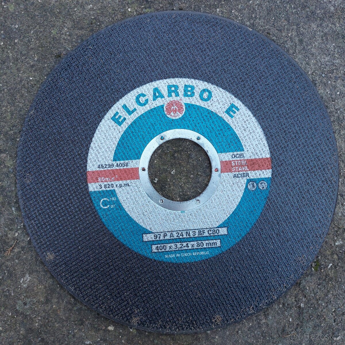 Řezací kotouče na ocel 400x3,2-4x80 mm