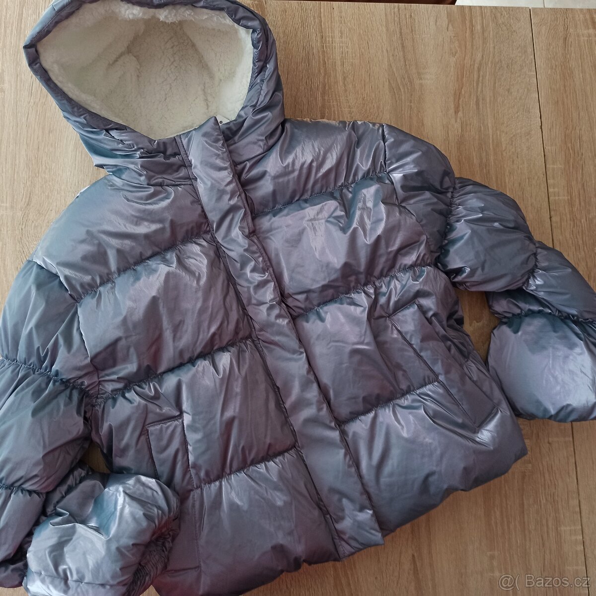 Dívčí zimní bunda-Nová-vel.140/146