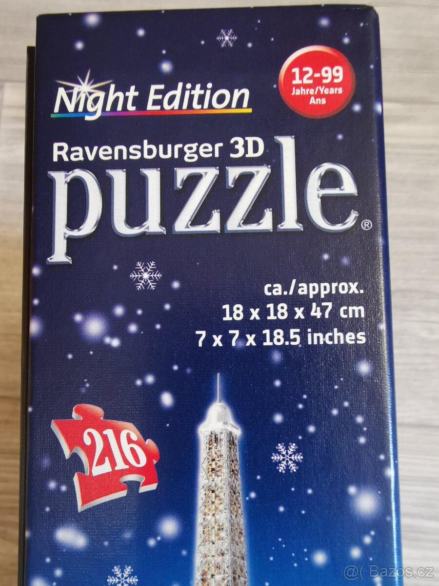3D Puzzle - Eiffelova věž