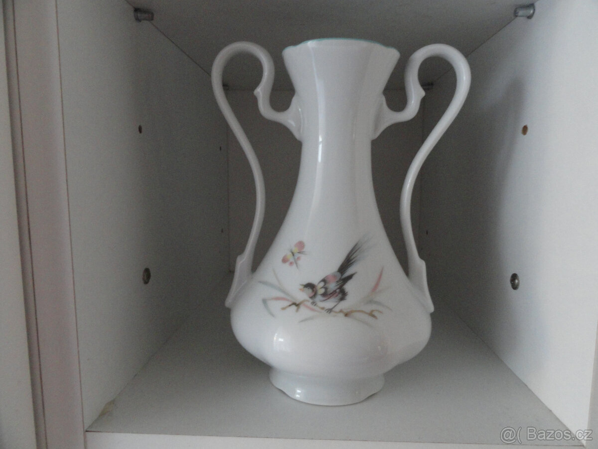 Amfora porcelán Loučky výška 18 cm