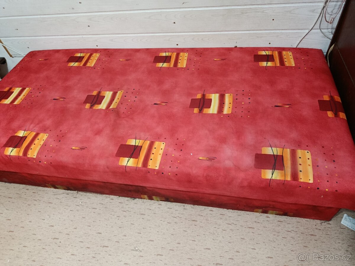 postel 90/200cm s úložným prostorem
