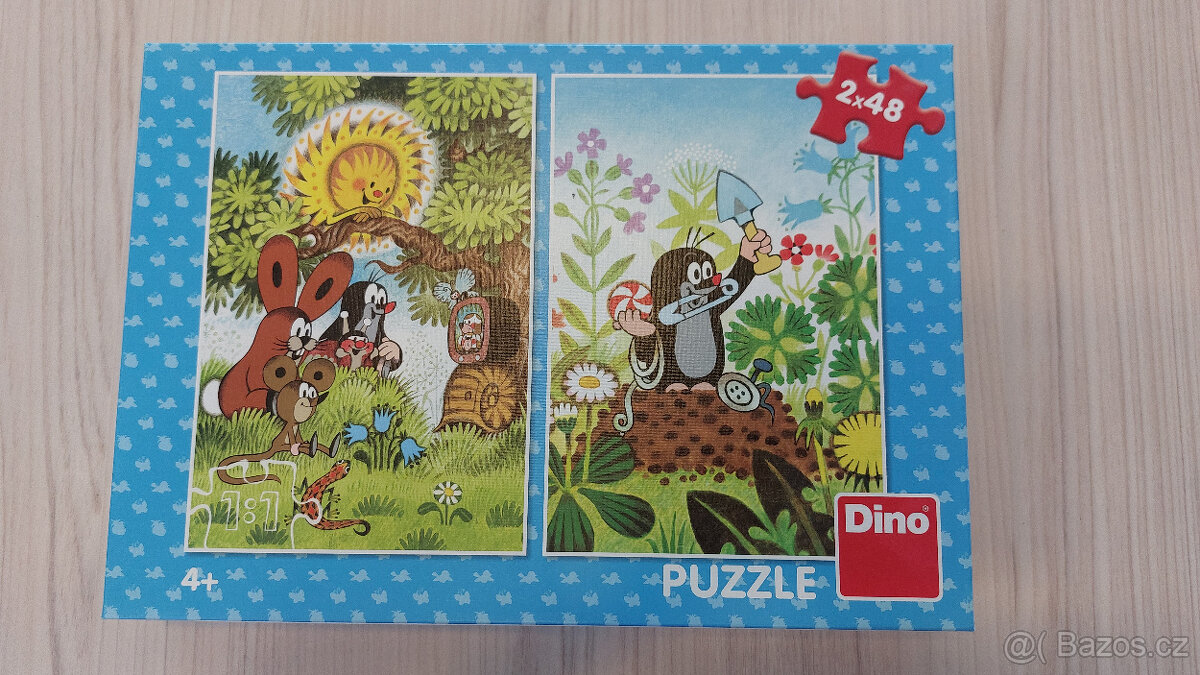 Puzzle Krtek 4+