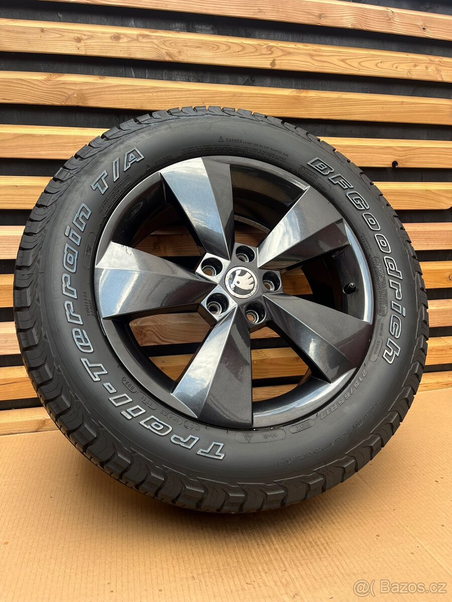 Alu originální kola Škoda Nanuqpneu BFGoodrich 5x112 ❄️