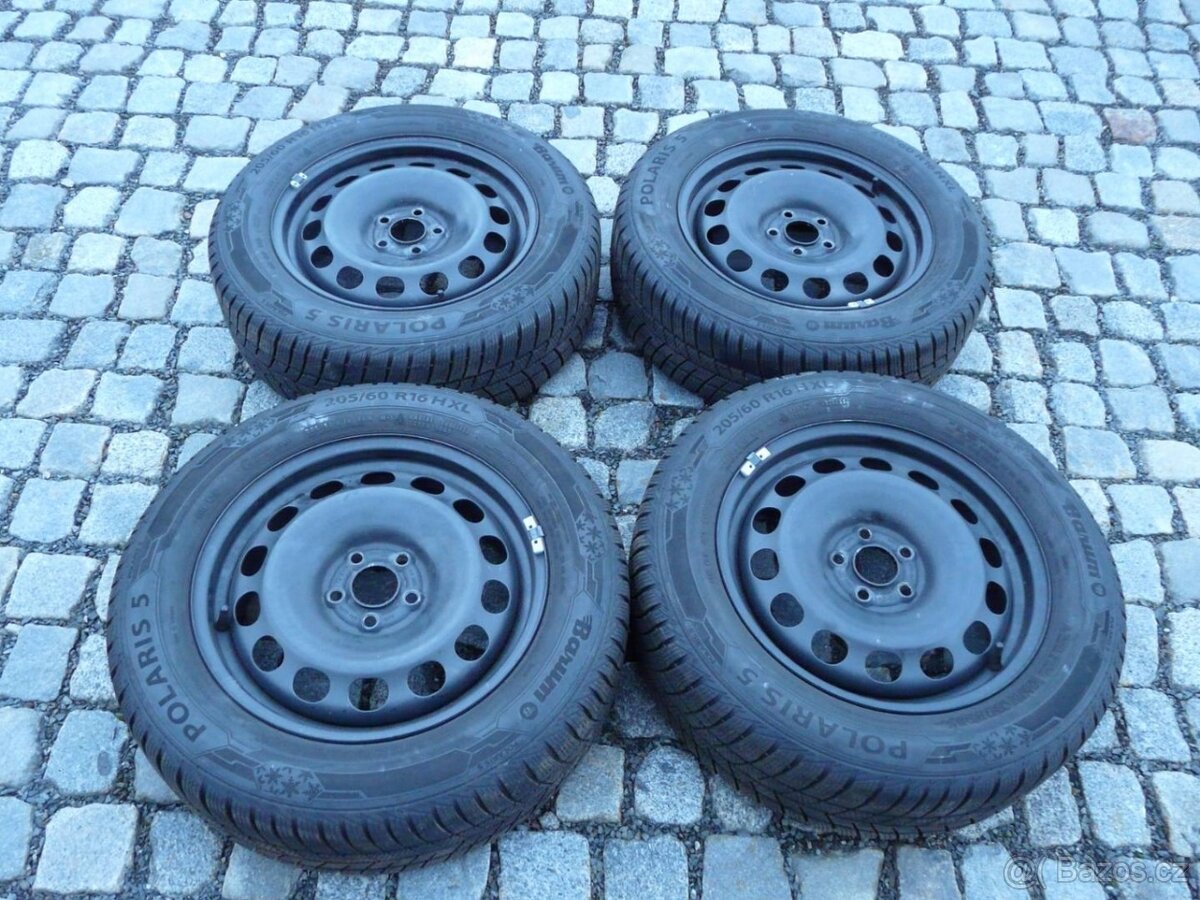 ZIMNÍ PNEU + DISKY 205/60R16 SEAT ARONA ŠKODA VW