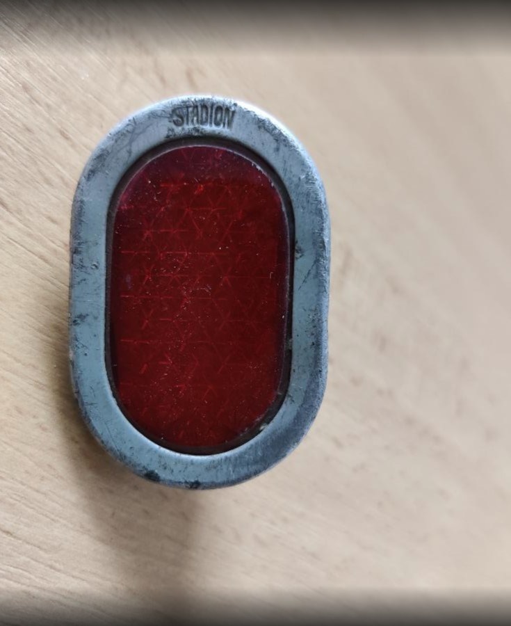 retro zadní velo odrazka na blatník jízdních kol