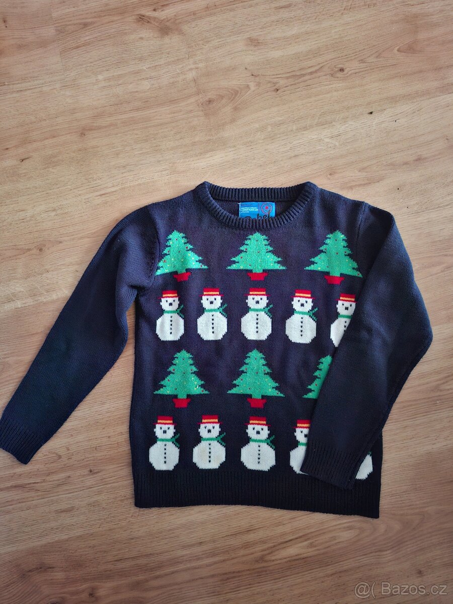Vánoční svetr vel 10-11 let