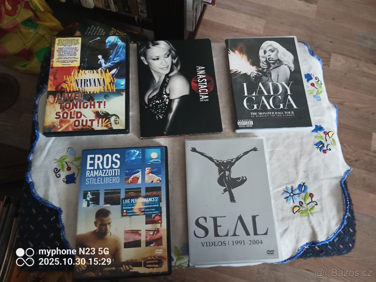 Hudební DVD blu-ray pop rock metal