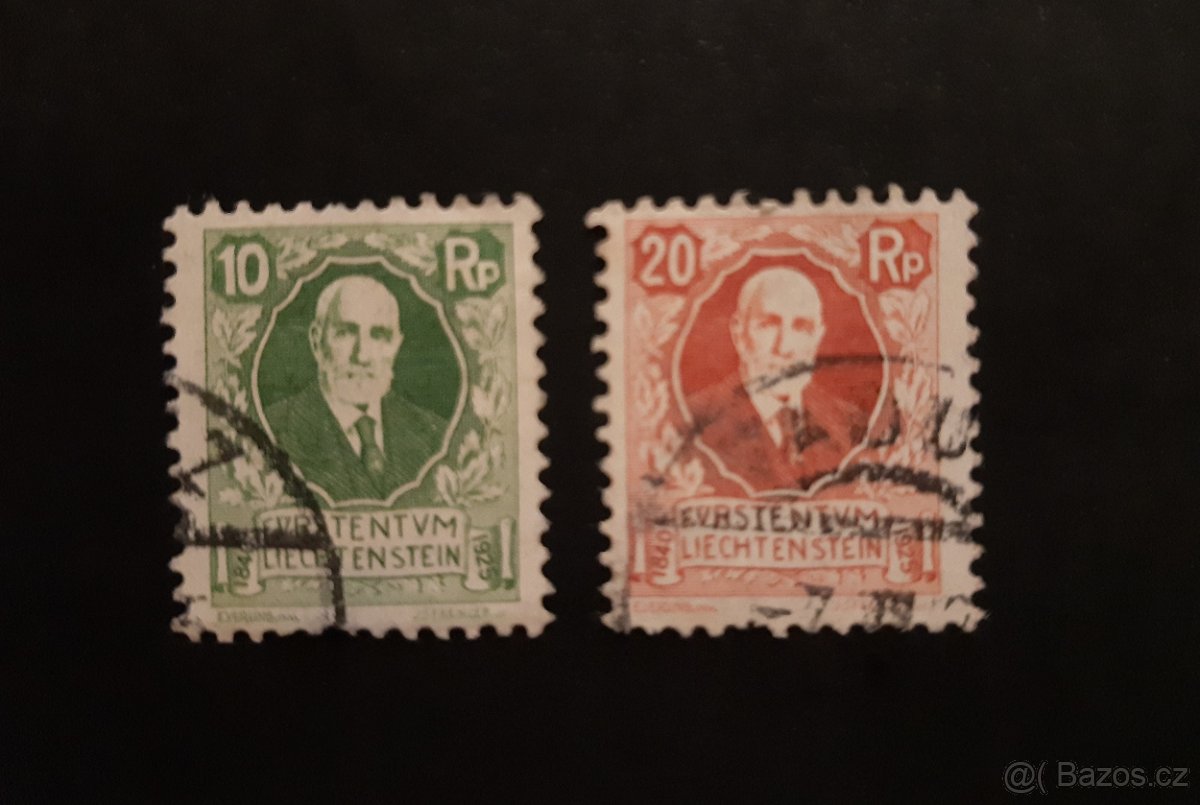 Poštovní známky Lichtenštejnsko
