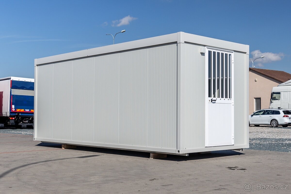 Stavební buňka 6.1x2.4m, sklad, zahradní domek