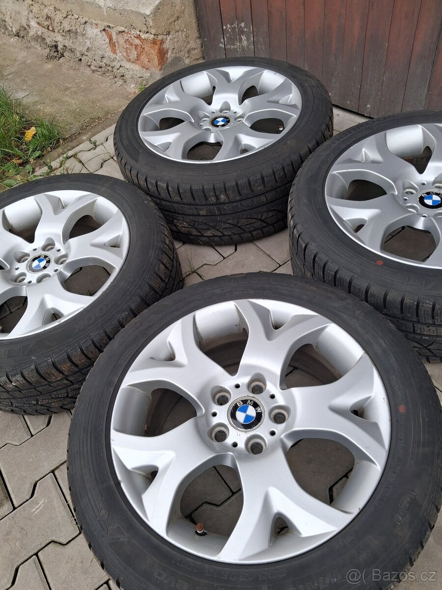 Bmw dvourozměrné kola R18 5x120 + zimní pneu