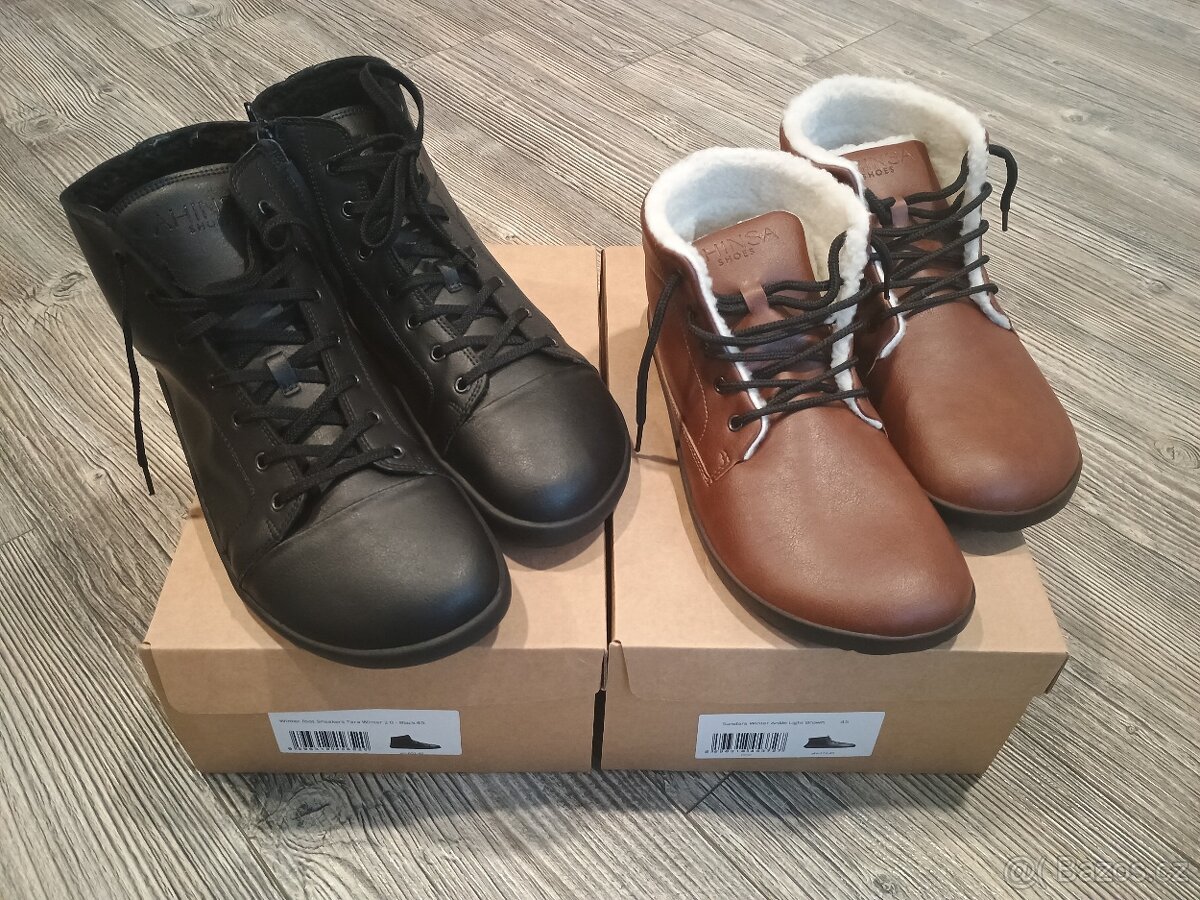 Barefoot boty Ahinsa zimní vel.45 nové