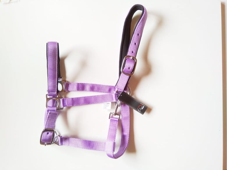 Set Ohlávka Stars podložená LILAC + vodítko COB