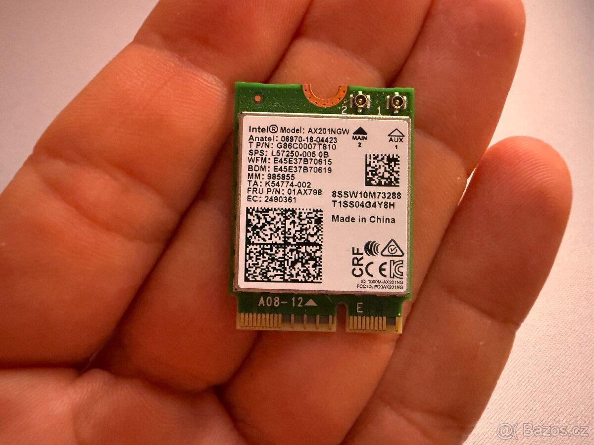 wifi karta do notebooku Intel AX 201 NGW