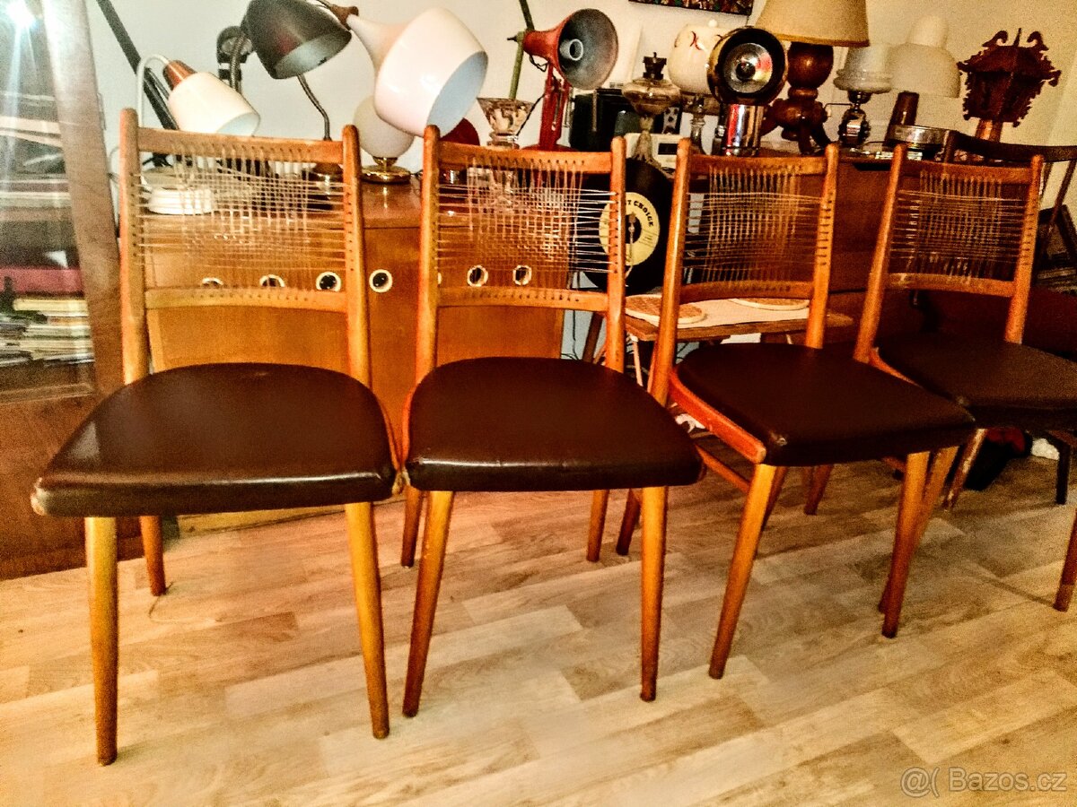 Retro židle Ton závod Jitona