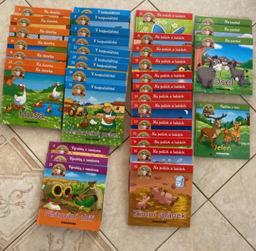 Velký set knih Farma 36 kusů