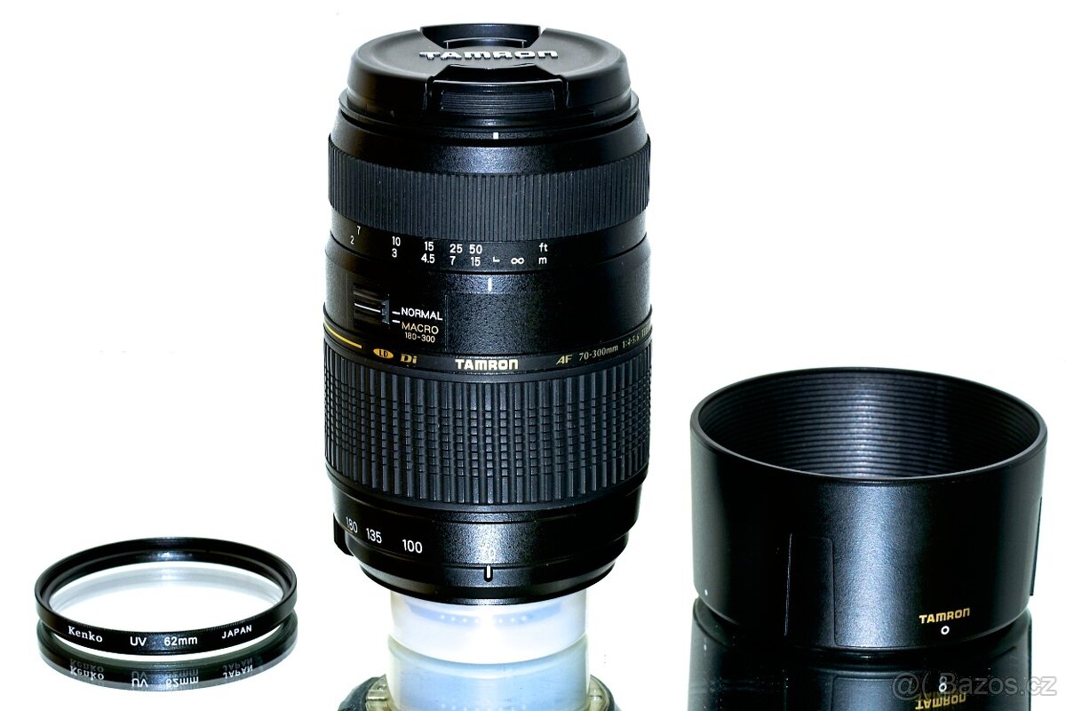 Nikon Tamron AF 70-300 DI LD Macro + UV Kenko 62mm