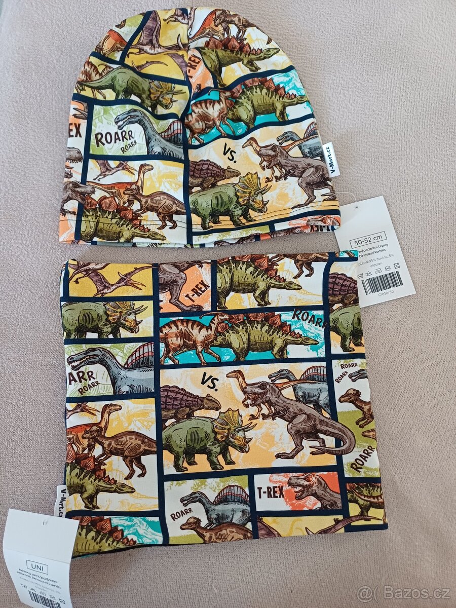 Nová sada čepice a nákrčník