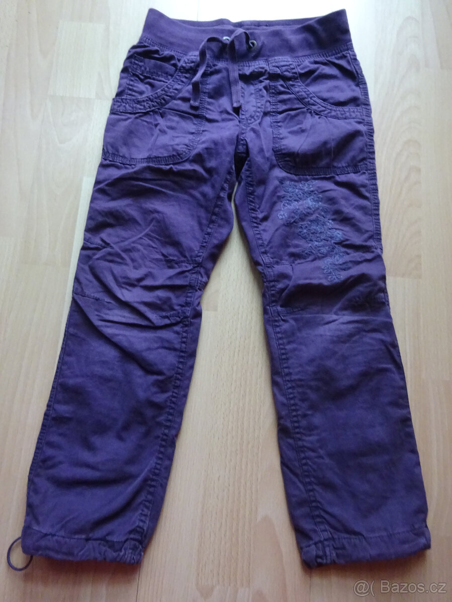 Dívčí vyteplené kalhoty zn. H&M vel. 128