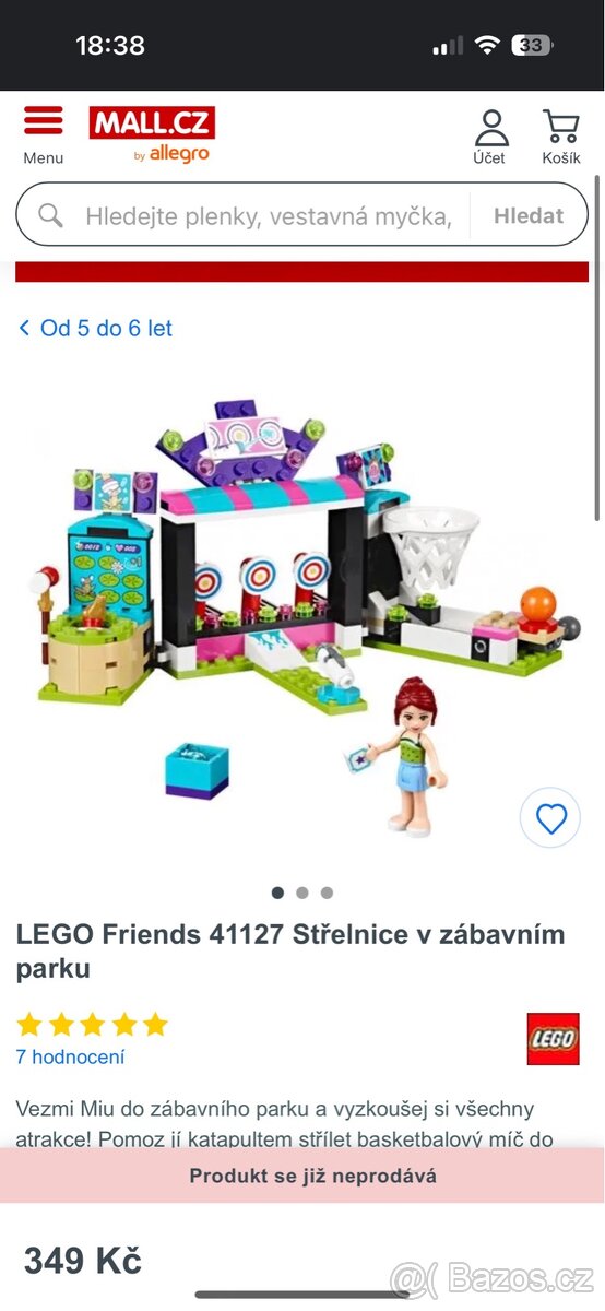 Lego friends střelnice