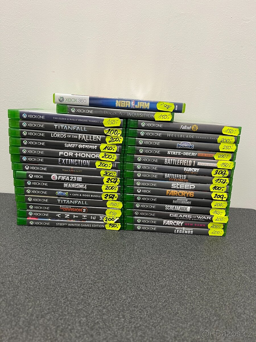 Originální hry na xbox one a xbox 360