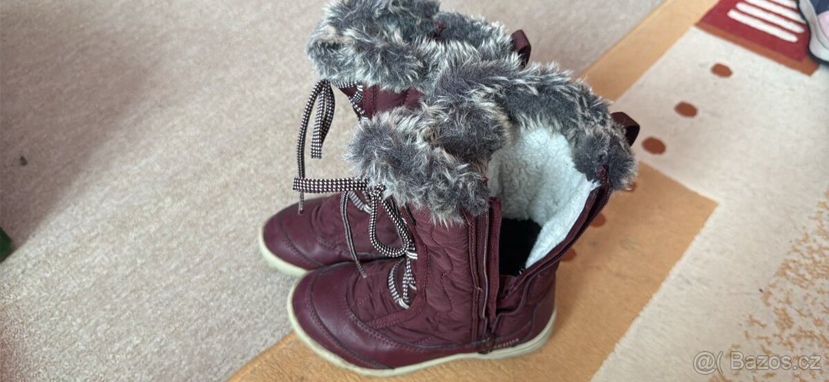 Zimní boty s kožichem
