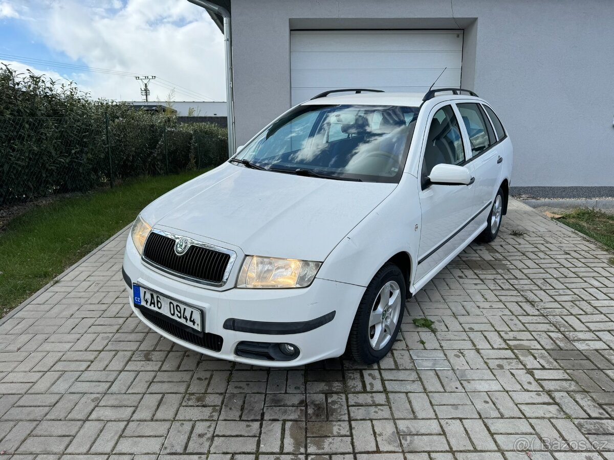 Škoda Fabia 1 1.4 16v Benzin, Radio, klimatizace.