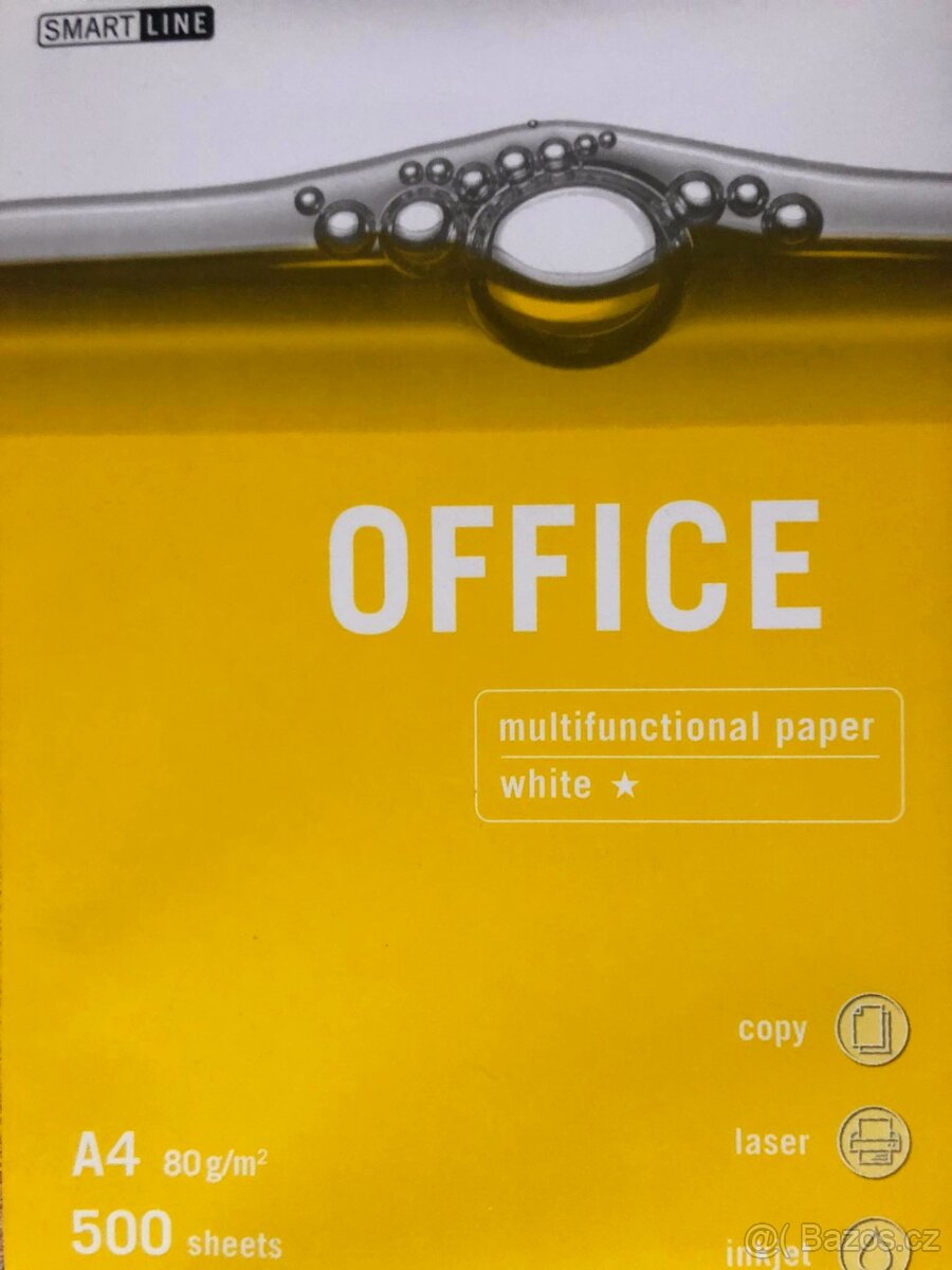 papír A4 SMARTLINE OFFICE multifunkční, 80gr, 500 listů
