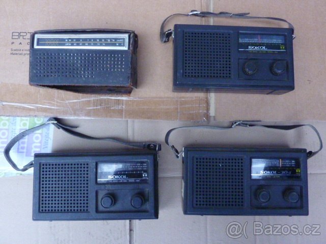 RÁDIA RETRO SOKOL,CROWN,PHILIPS,ORBITA 2,NOVĚJŠÍCH RADIOMAGN