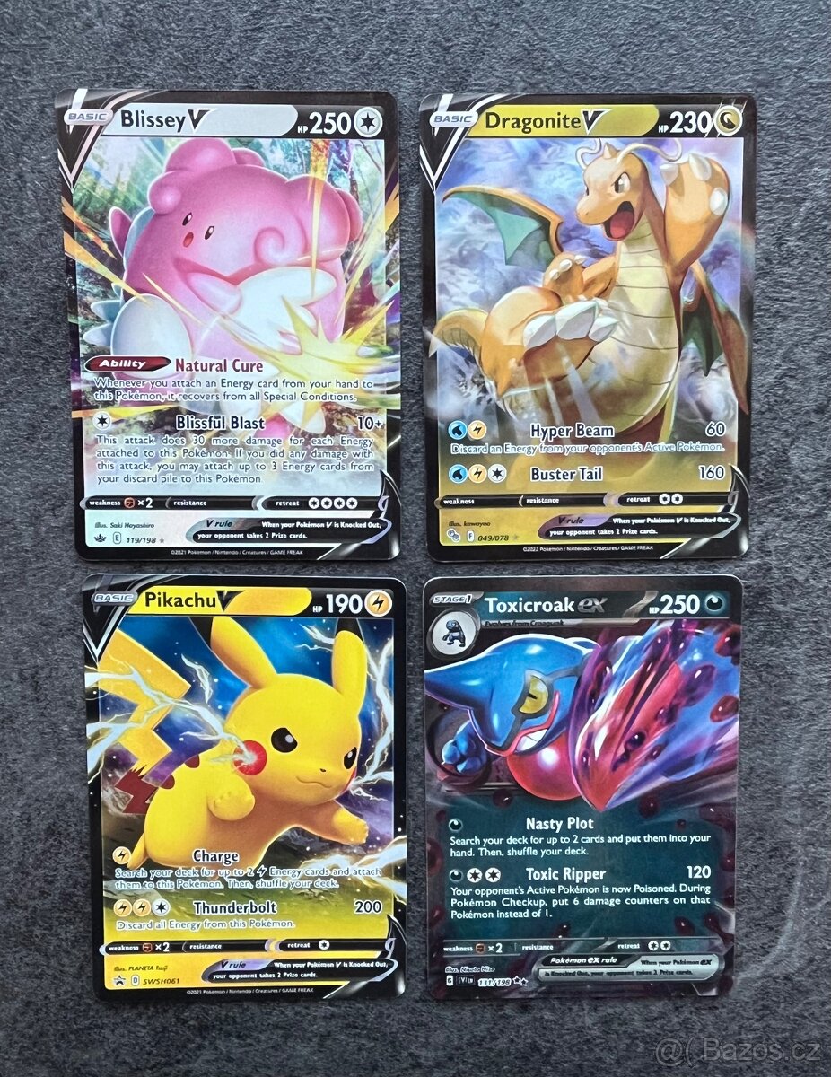 Pokemon karty - top stav