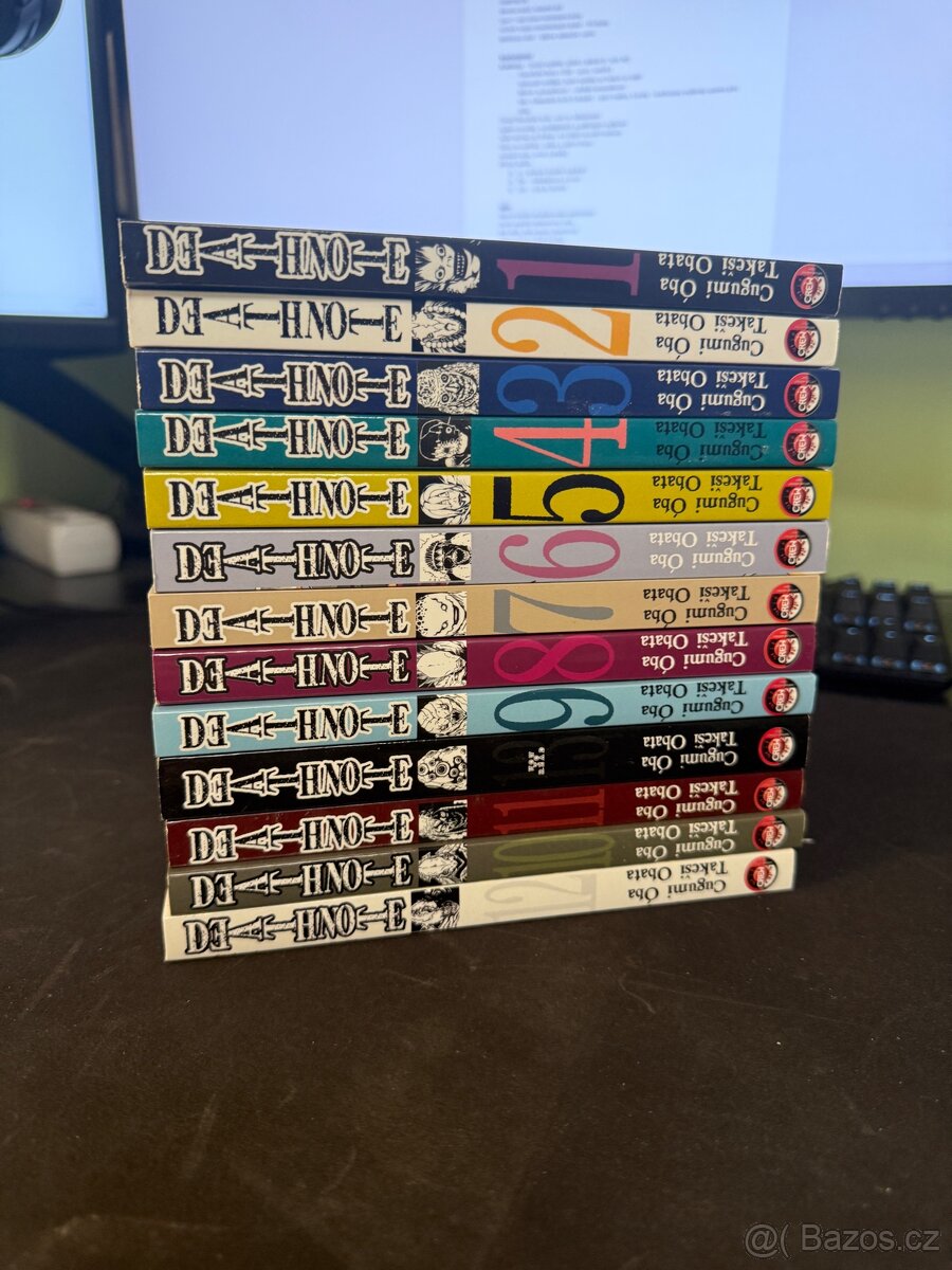 Death Note - kompletní manga série 1–12 + 13 (How to Read)