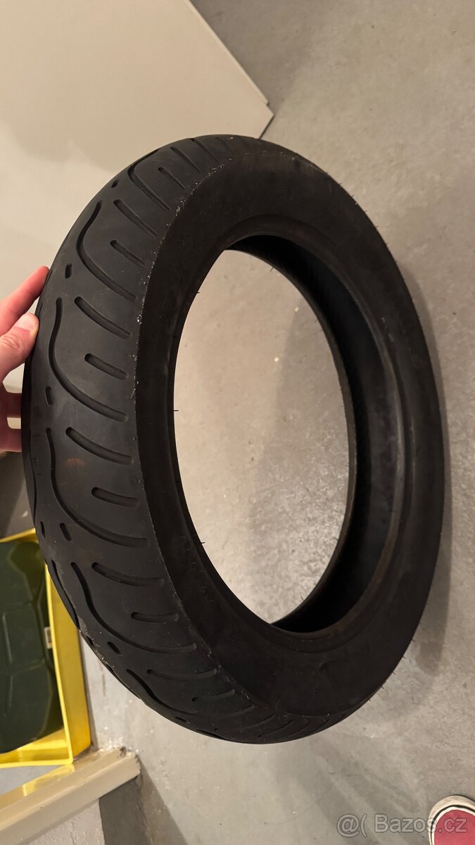Prodám pneu Mitas 120/90-16 a 3,50-18