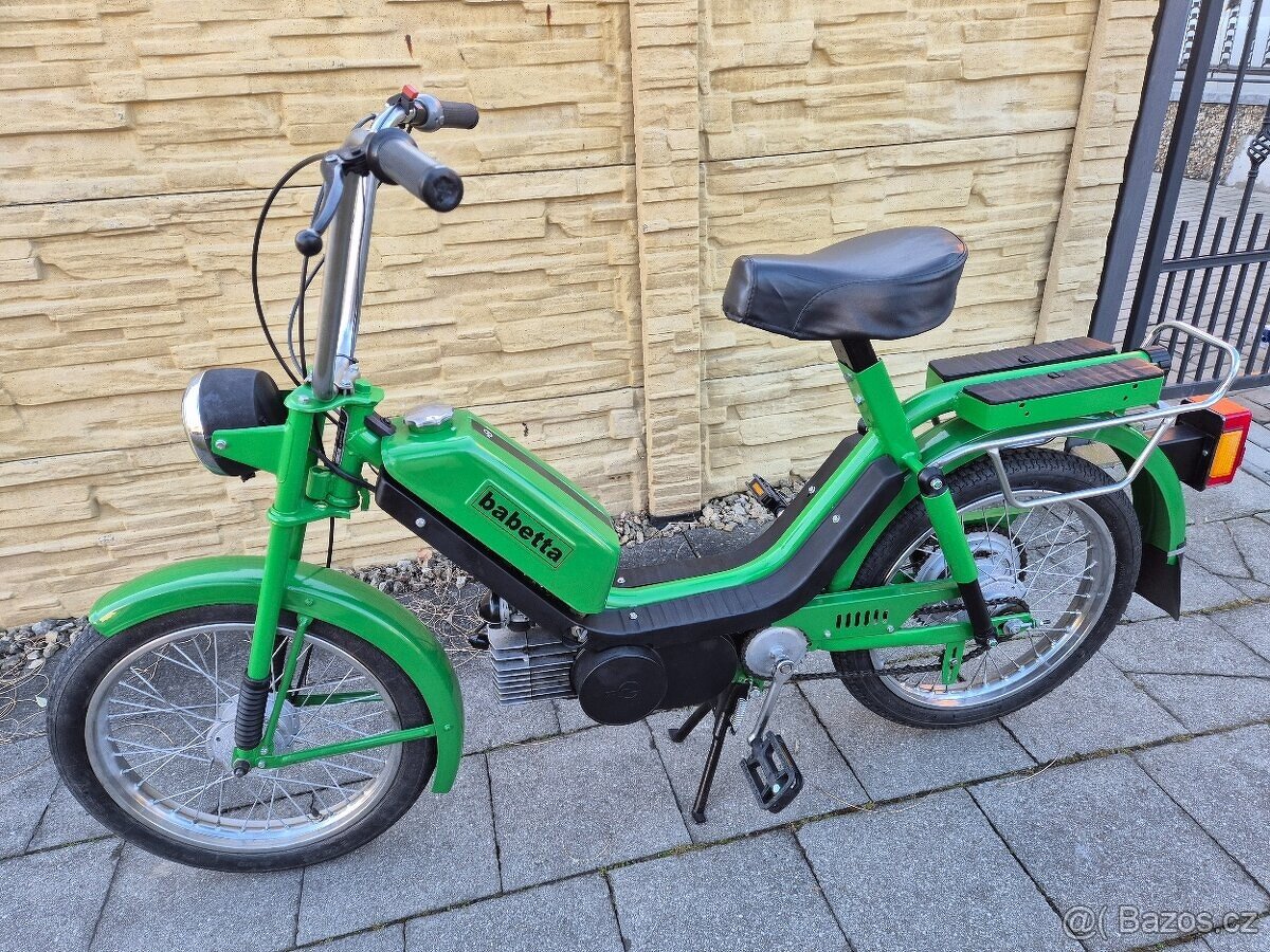 Babetta 210 + kartička, po GENERÁLCE, RENOVACI