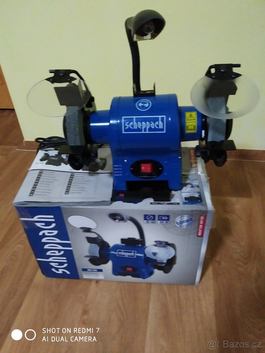 Prodám Dvoukotoučovou brusku Scheppach BG 150.