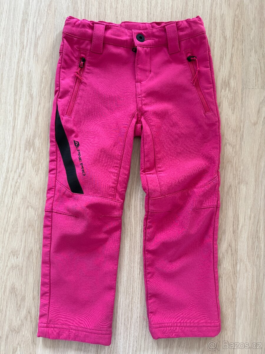 Dětské softshellové kalhoty zn. ALPINE PRO vel. 104/110