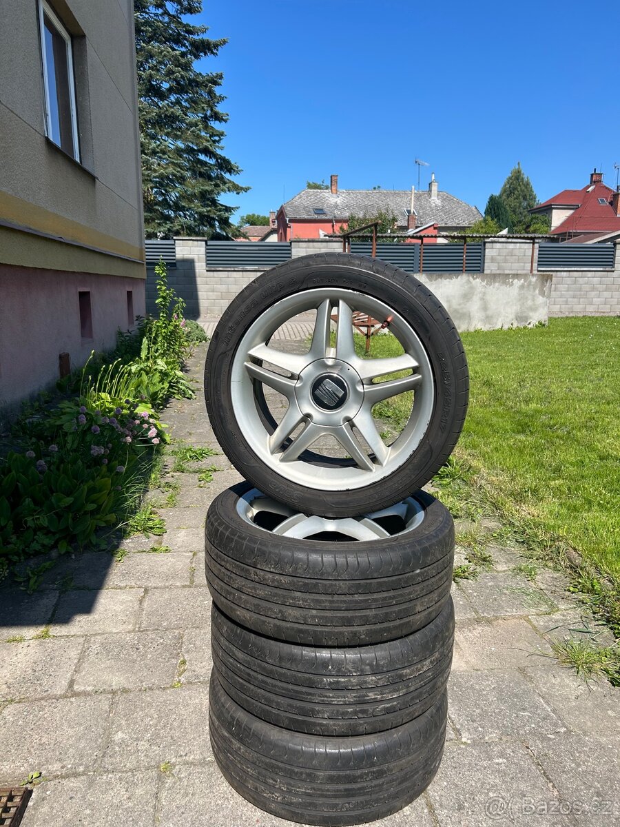 Prodám alu na Leona 5x100 225/45/17