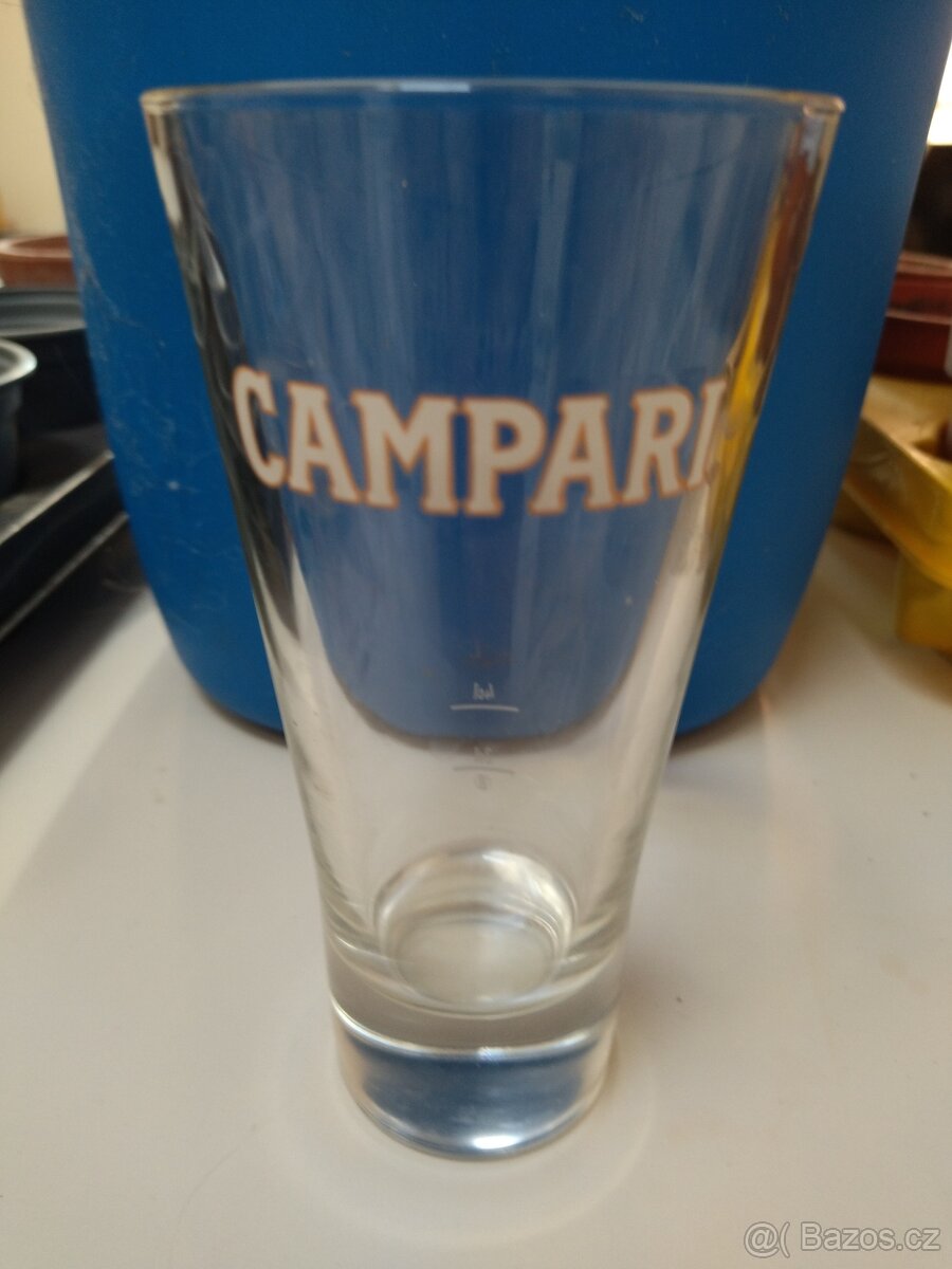 SKLENICE CAMPARI ORIGINÁL SILNOSTĚNNÉ