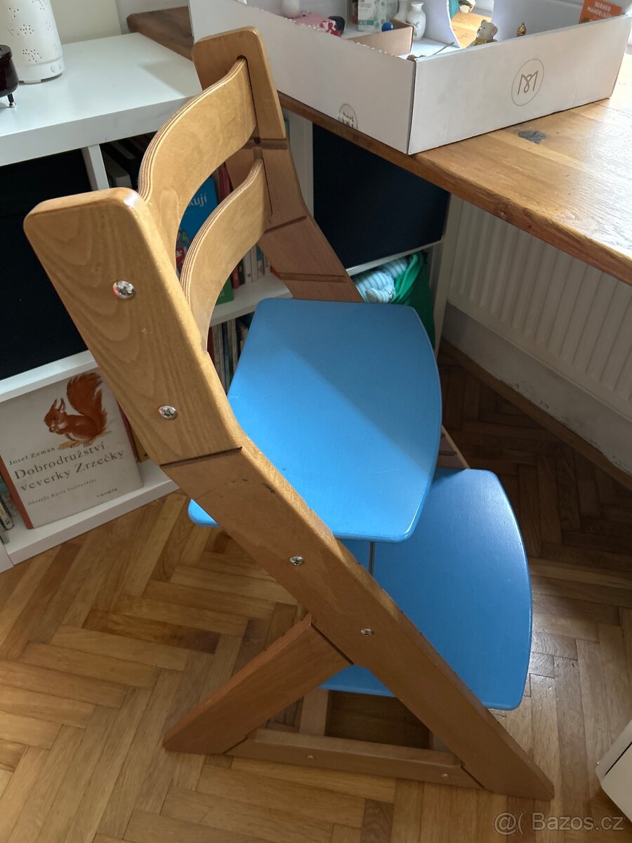 Rostoucí židle Hajdalánek - MODRA