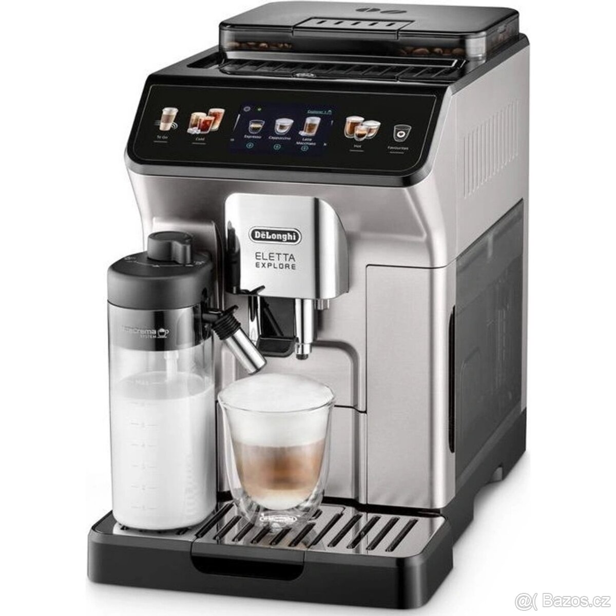 Kávovar DeLonghi Eletta ECAM 450.65.S + skleničky